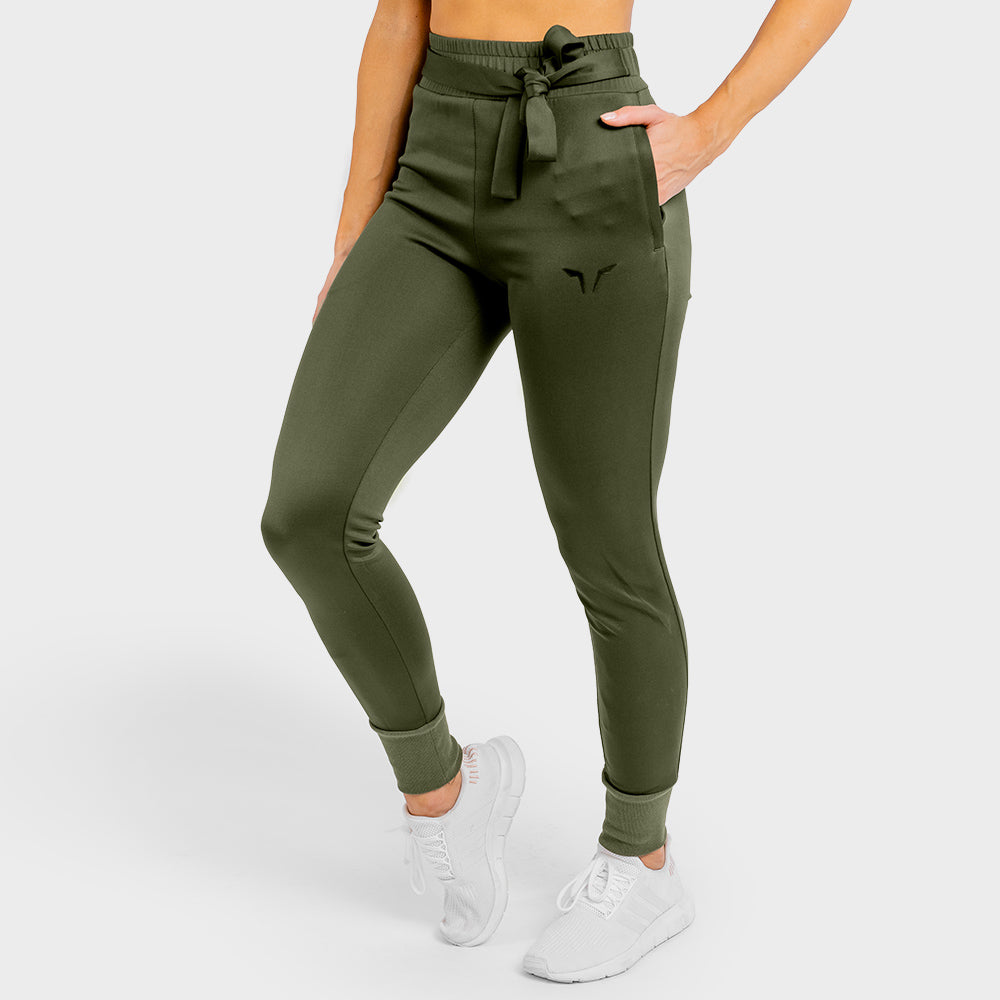 SHE-WOLF DO-KNOT-JOGGERS - OLIVE